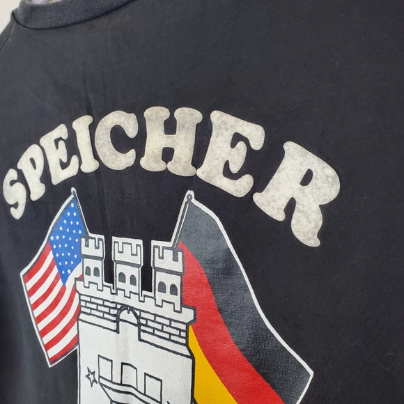 VTG 1982 Harley Davidson Motorcycles West Germany TShirt SOVIET Era Eagle M RARE - Picture 7 of 10